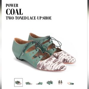 John Fluevog Power Coal -- Limited Edition Snake Color Way
